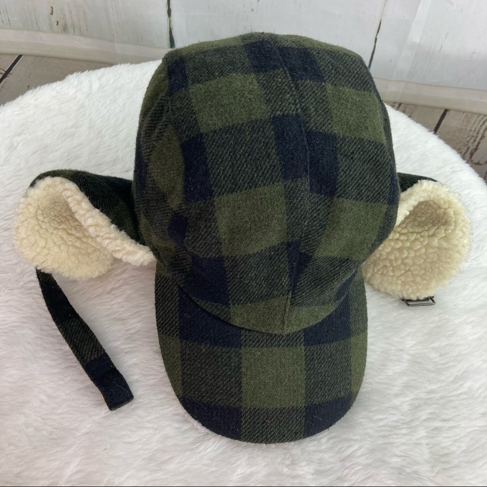 Crown Cap Green And Black Bomber Hat
